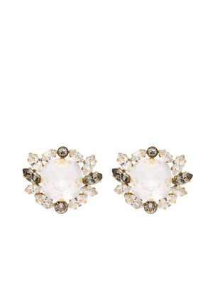 Cubic-zirconia drop sterling-silver earrings | Bottega Veneta | MATCHESFASHION.COM US