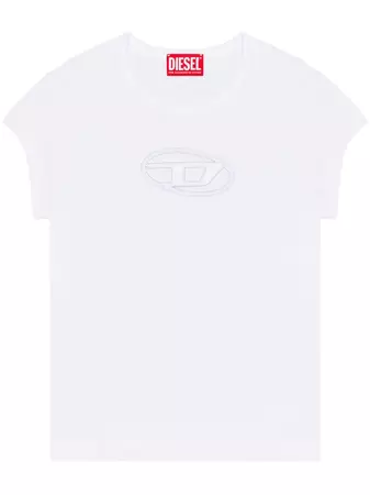 Diesel T-Angie cut-out Logo T-shirt - Farfetch