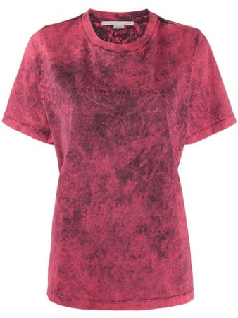 Stella Mccartney Acid Wash T-Shirt 596957SNW45 Pink | Farfetch