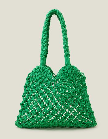 Open Weave Shopper Bag