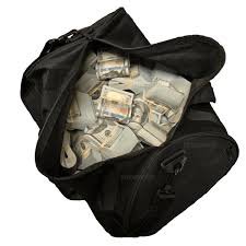 money in a duffel bag - Google Search