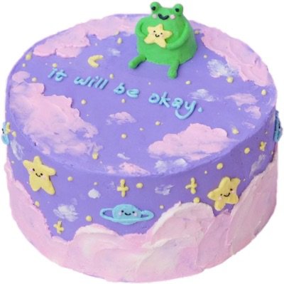 it will be okay frog cake