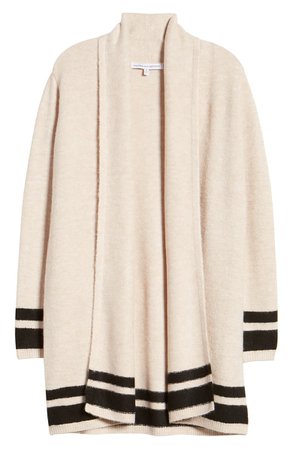 cupcakes and cashmere Hank Stripe Shawl Collar Cardigan | Nordstrom