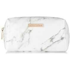 Spectrum Spectrum You Look Marbleous White Make-Up Bag (1.270 RUB) ❤ liked on Polyvore featuring beauty products, beauty accessories, bags & cases, bags, fillers, purses, makeup bag, makeup case, makeup bag case and dop kit