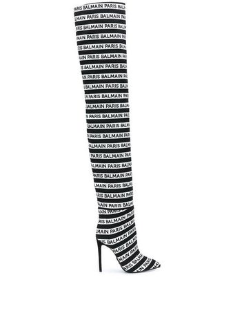Balmain Janis thigh-high boots $2,020 - Buy SS19 Online - Fast Global Delivery, Price