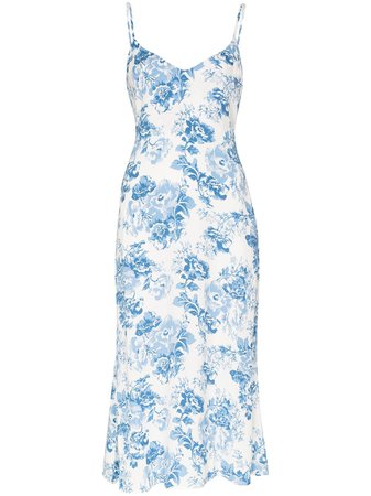 Reformation Chianti floral-print Slip Dress - Farfetch