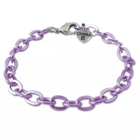 Shop Purple Chain Bracelet | CHARM IT!