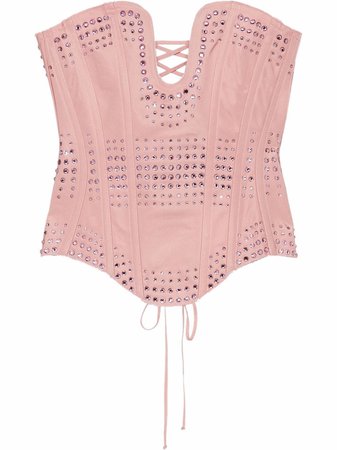 Gucci crystal-embellished Corset Top - Farfetch