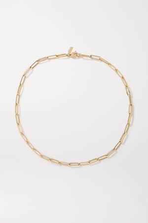Gold 14-karat gold necklace | Loren Stewart | NET-A-PORTER