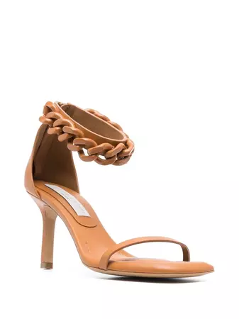 Stella McCartney Falabella chain-link 80mm Sandals - Farfetch