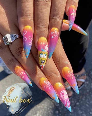 SpongeBob nails