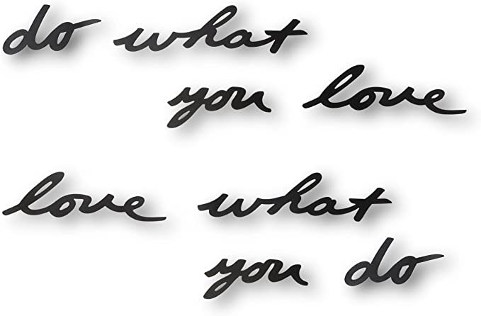Umbra Mantra Wall Decor Phrase, Do What You Love: Amazon.ca: Home & Kitchen