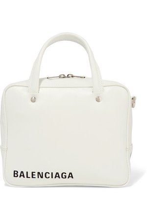 Balenciaga | Triangle Square XS AJ printed leather shoulder bag | NET-A-PORTER.COM