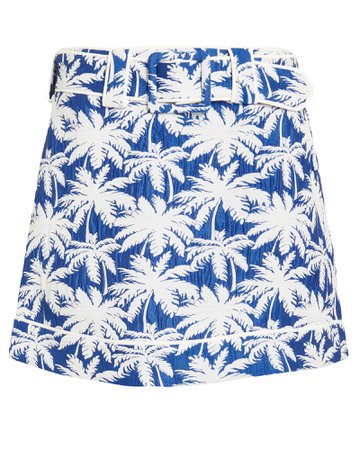 Lodi Palm Jacquard Skirt