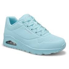 skechers uno stand on air light blue