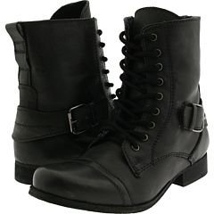 Black lace boots