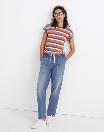 Pull-On Relaxed Jeans