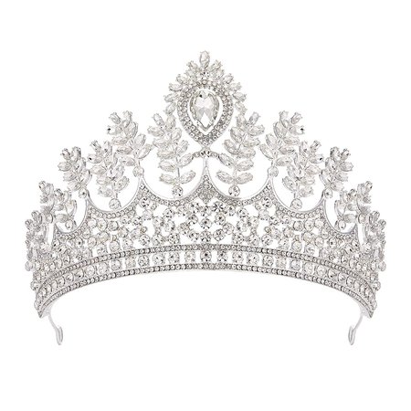 Amazon.com : SWEETV Tiaras and Crowns for Women, Silver Wedding Tiara for Bride, Birthday Crown for Adult, Rhinestone Hair Accessories for Quinceanera Pageant Prom : Beauty & Personal Care