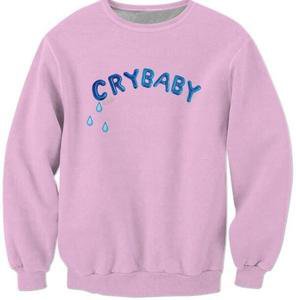 Crybaby Tears Sweater Sweatshirt Crewneck Cute ABDL CGL | Kawaii Babe