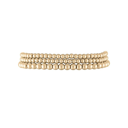 gold beaded bracelets