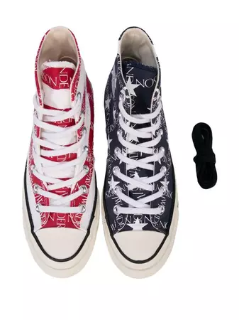 Shop Converse x JW Anderson x Converse Chuck Taylor sneakers with Express Delivery - FARFETCH
