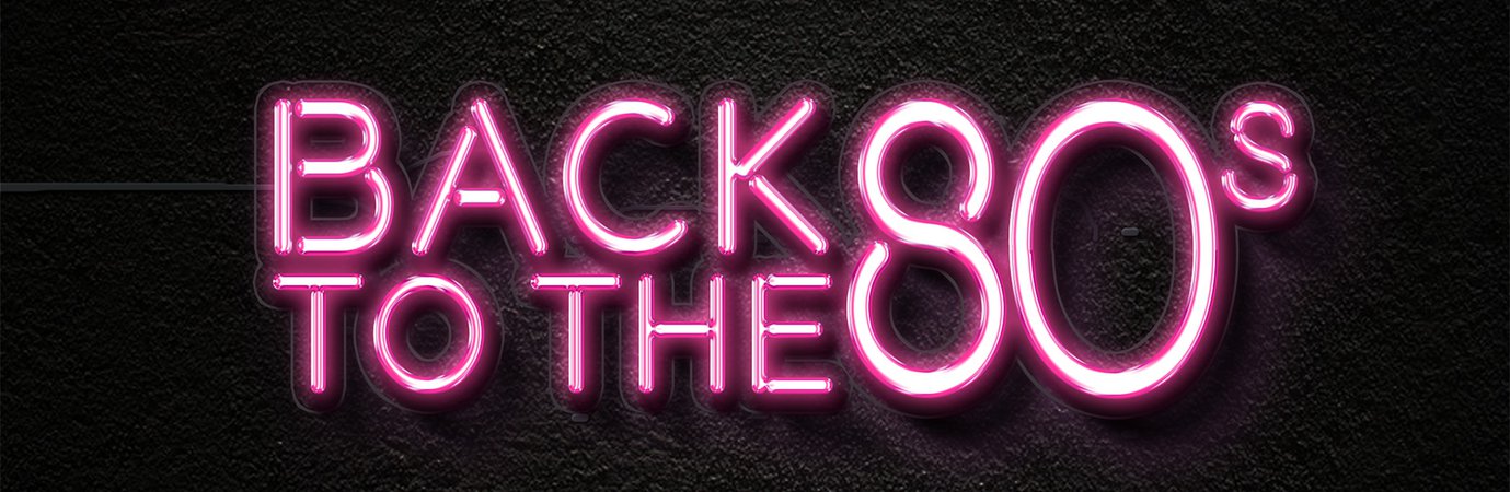 Back To The 80s Text