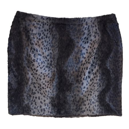 SALE 🐆 1990’s fuzzy, animal print skirt • Brand:... - Depop