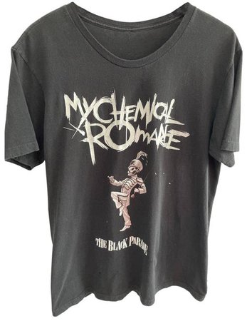 *clipped by @luci-her* Vintage Black Romance My Chemical The Parade M Tee Shirt Size 8 (M) - Tradesy
