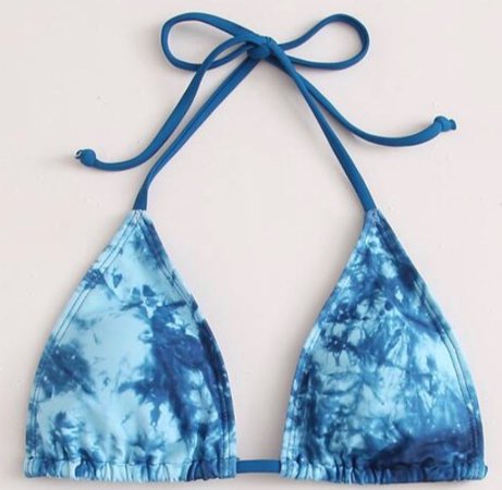 sincessory blue tie dye bikini