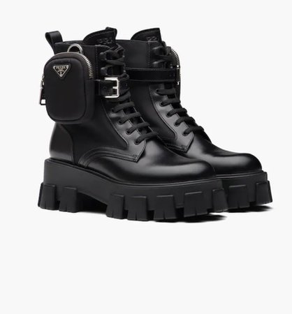 Black Prada boots