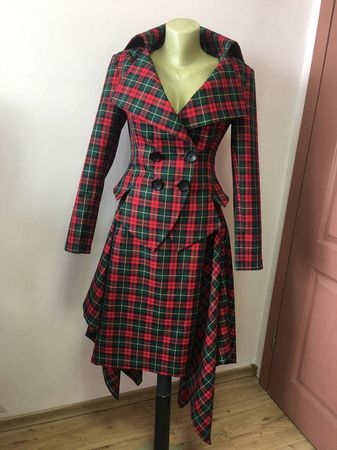 Vintage Tartan Tailored Suit /womens Plaid Jacket// Lady - Etsy Canada