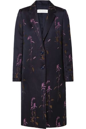 Dries Van Noten | Embroidered twill coat | NET-A-PORTER.COM