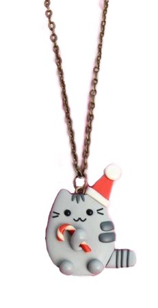 iCutiePie Pusheen Christmas Necklace