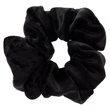 black scrunchie