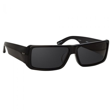 Dries Van Noten Rectangle Acetate Sunglasses - Black – Kith