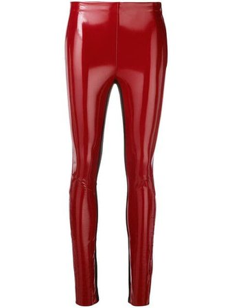 Karl Lagerfeld faux patent leather leggings