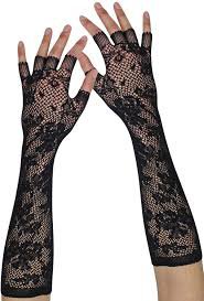 black victorian lace gloves - Google Search