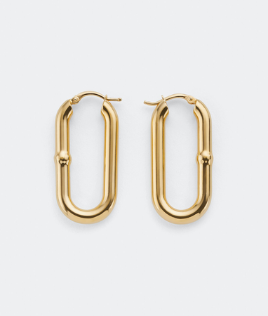 Chain Hoop Earrings $500