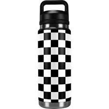 checkered bottle