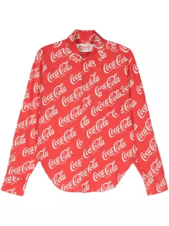 ERL Coca-Cola Print Shirt - Farfetch
