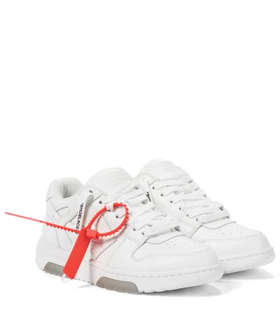 Off-White - Out Of Office leather sneakers | Mytheresa