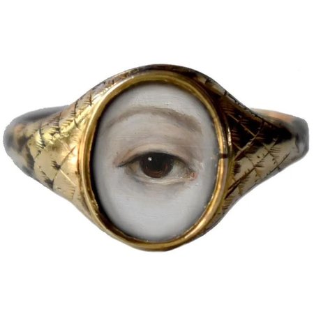 vintage creepy ring