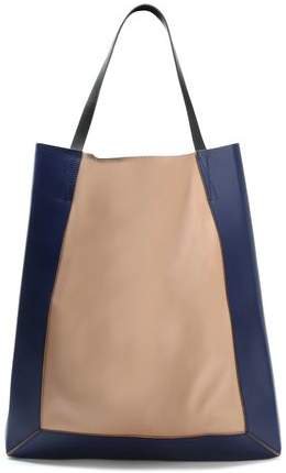 Glossed And Smooth-leather Tote