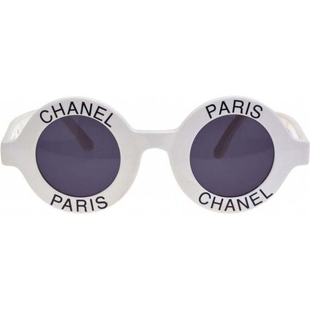 Chanel Vintage Round Sunglasses