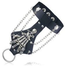 Goth Leather Bracelet