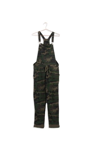 Chill Out Camo Casual Overalls | Silver Icing