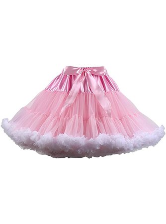 pink puff skirt