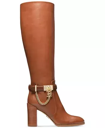 Michael Kors Women's Hamilton Ankle-Strap Embellished Dress Boots - Macy's