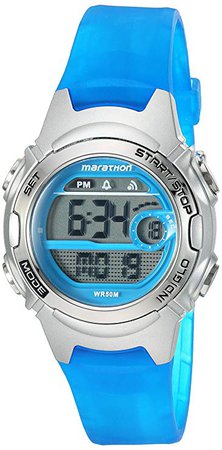 Marathon by Timex Unisex TW5K84800 Digital Mid-Size Resin Strap Watch