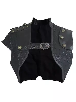 Steampunk Gothic Lace Brocade Corset Shrug – Charmian Corset